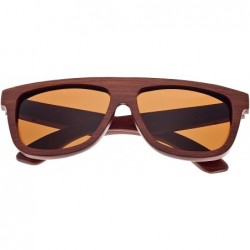 Wayfarer EARTH WOOD Imperial Wood Sunglasses Wayfarer - Red Rosewood//Brown - CN11M5J5PNN $32.78