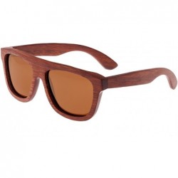 Wayfarer EARTH WOOD Imperial Wood Sunglasses Wayfarer - Red Rosewood//Brown - CN11M5J5PNN $32.78