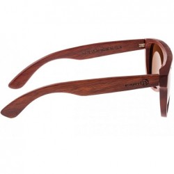 Wayfarer EARTH WOOD Imperial Wood Sunglasses Wayfarer - Red Rosewood//Brown - CN11M5J5PNN $32.78