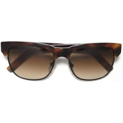 Rectangular Snyder Womens/Ladies Designer Full-rim Shape Gradient Lenses Sunglasses/Shades - Brown - C3190WDA52A $34.18