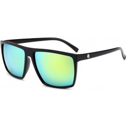 Oversized Square Sunglasses Men Mirror Photo Chromic Oversized Sunglasses Male Sun Glasses - C3 - CT194OI4LKQ $19.92