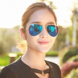 Goggle Sunglasses for Men Women Vintage Aviator Sunglasses Retro Glasses Eyewear Goggles - B - CW18QHC6ZCT $11.18