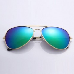 Goggle Sunglasses for Men Women Vintage Aviator Sunglasses Retro Glasses Eyewear Goggles - B - CW18QHC6ZCT $11.18