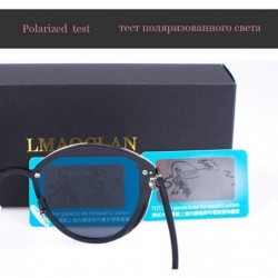 Cat Eye Polarized Luxury Fashion Cat Eye Sunscreen Retro Brand Designer UV Sunglasses - Blue - CF18WG2Z9DT $18.93