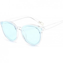 Cat Eye Colour Luxury Top Fashion Cat Eye Glasses Sunglasses Women Blue Sea Sun Oculos De Sol UV400 - C2 - CJ197Y6MCZU $23.53