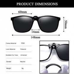 Oval Polarized Sunglasses Protection Driving Glasses - 3019/Black - C6199N30R2N $13.41