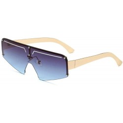 Goggle Oversized goggles sunglasses transparent windproof - Grey - CE18AU5UMS4 $24.65