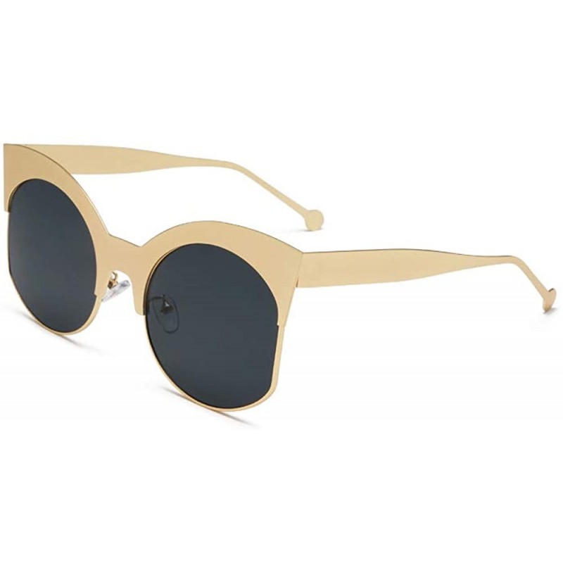 Oversized Oversized Sunglasses for Women Cat Eyes Glasses UV400 Outdoor Sun Protection Mirrored Glasses-- CK18QTDHYYZ $11.57