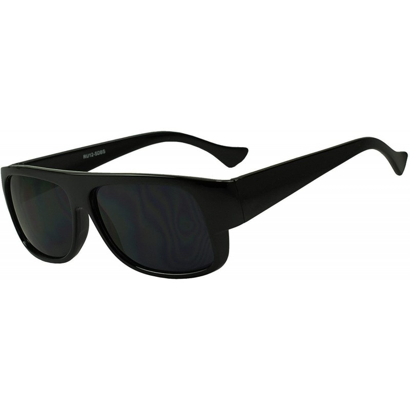 Rectangular OLD SCHOOL EASY E Dark Lens Locs Sunglasses LS-82- NO LOGO - CC11S2HV8WJ $8.12