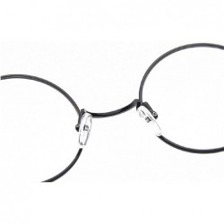 Oversized Oversized Vintage Round Retro Large Metal Frame Clear Lens Eyeglasses - Bronze - C011U58LLW5 $11.46