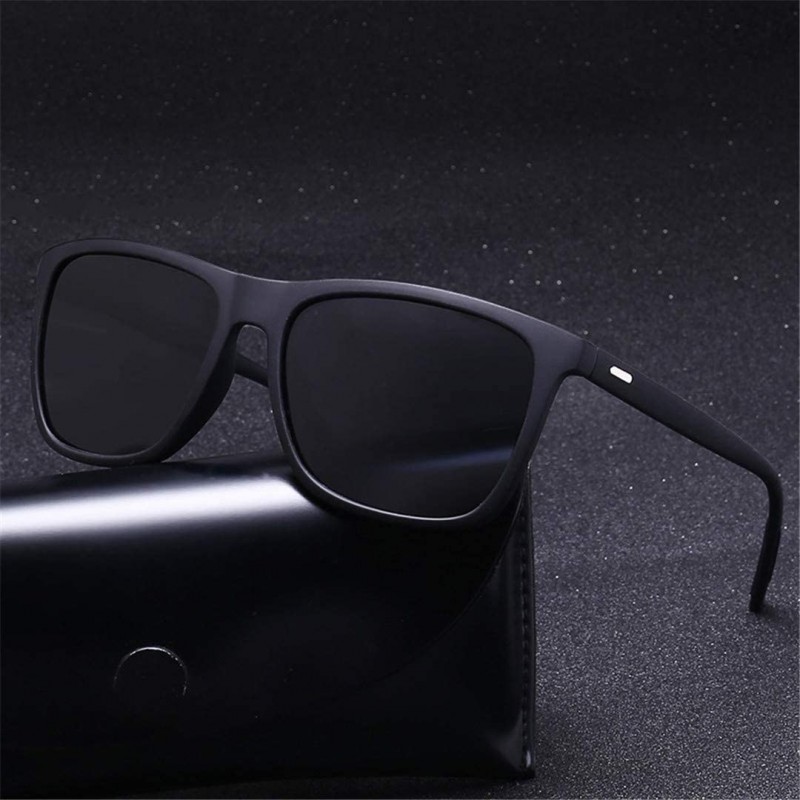 Oversized Sunglasses Polarized Oversized Mirror Driving Sun Glasses Men Women Driver Goggles Polarized c4 - CP194OX3EOK $20.89