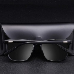 Oversized Sunglasses Polarized Oversized Mirror Driving Sun Glasses Men Women Driver Goggles Polarized c4 - CP194OX3EOK $20.89