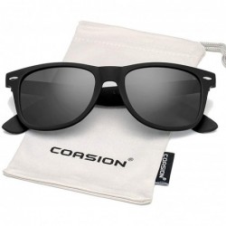 Round Classic Polarized Sunglasses for Men Women Retro UV400 Sun Glasses - CW18S9ESTZR $18.77