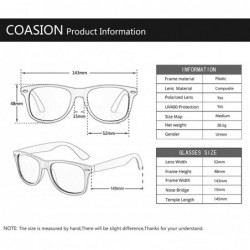 Round Classic Polarized Sunglasses for Men Women Retro UV400 Sun Glasses - CW18S9ESTZR $18.77