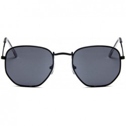 Square Polygonal Sunglasses Women Glasses Luxury Retro Metal Sun Vintage Mirror Oculos De Sol Feminino UV400 - CW197A2XURG $2...