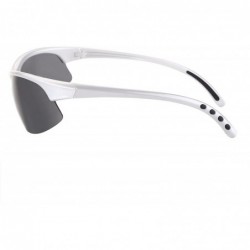 Sport Bifocal Reading Sunglasses Outdoor Readers - Black/Silver - C818CSATAME $42.90