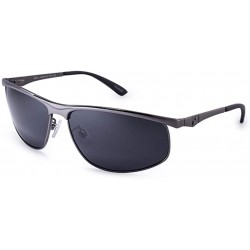 Square Sports Polarized Sunglasses UV Protection Sunglasses for Men 16618 - Grey - C718WDS02MM $13.33