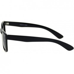 Rectangular Polarized Womens Rectangular Mod Plastic Light Weight Sunglasses - All Black - C418RKHCKYY $11.42