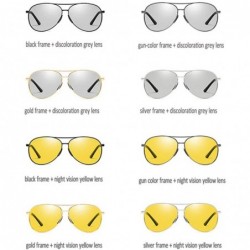 Goggle Men Aviator Polarized Sunglasses UV Protective Glasses Men Night Vision Glasses Safety Protective Goggles - CF18NEDGCH...