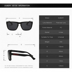 Square Square Shape Casual Polarized Sunglasses Driver Shades Vintage Style Sun Glasses - 8 - C818XU0KTSA $10.88