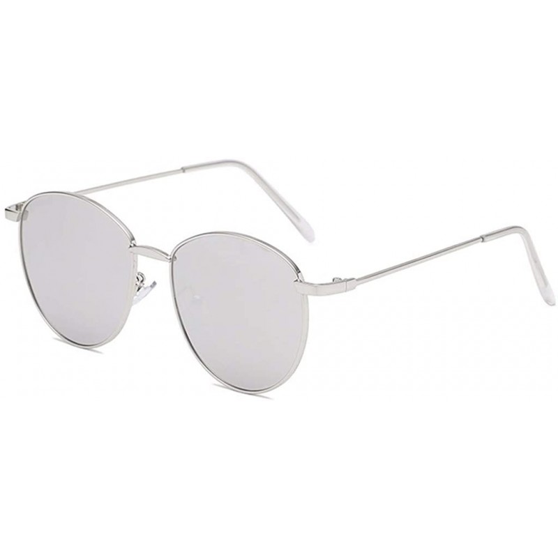 Rimless Polarized Fashion Man Women Irregular Shape Sunglasses Glasses Vintage Retro Style - Multicolor-f - CC18T9629SM $10.79