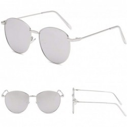 Rimless Polarized Fashion Man Women Irregular Shape Sunglasses Glasses Vintage Retro Style - Multicolor-f - CC18T9629SM $10.79