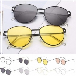 Rimless Polarized Fashion Man Women Irregular Shape Sunglasses Glasses Vintage Retro Style - Multicolor-f - CC18T9629SM $10.79