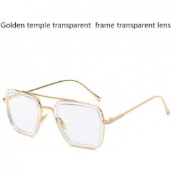 Rimless Sunglasses Men Square Driving Sun Glasses for Male Windproof Shades Women - Zss0002c10 - CI194OS2CTU $20.80