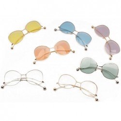 Oversized Women's Vintage Oversized Cat Eye Sunglasses Fashion Unisex Eye Glasses - CJ182MN0YGT $10.24