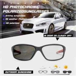 Sport Photochromic Polarized Sunglasses for Men Women Safety Cycling Glasses UV Protection Outdoor Sport Sunglasses - C918YY8...
