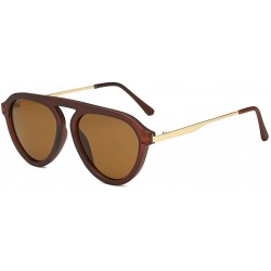 Rimless Women's New Fashion Big Width Frame Sunglasses Integrated UV Vintage Glasses - B - CV18SS43GO5 $7.51