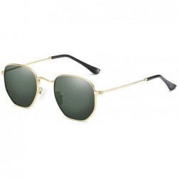 Oversized Classic Polarized Sunglasses Men Shades Women N Retro Sun Glasses StainlSteel Frames PA1279 - C6 Gold G15 - CX197Y7...