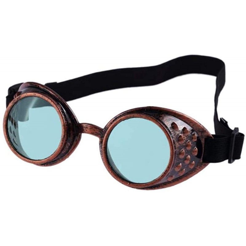 Goggle Vintage Style Steampunk Goggles Welding Punk Cosplay - 8289gn - CW18RS54ZUM $10.35