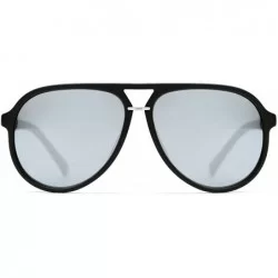 Aviator Polarized Aviator Sunglasses Grey Lenses Driving Glasses - CZ18Z43Z8UC $50.76