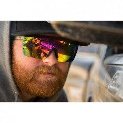 Shield Lazer Face Z87 Sunglasses - Savage Spectrum - CO12NUDU3ME $49.56