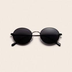 Aviator Fashion Women Retro Popular Round Sunglasses Men Luxury Vintage Metal Frame Mirrors Sun Glasses - 2 - C2198A57UXY $41.66