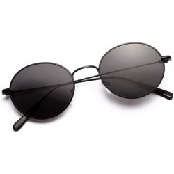 Aviator Fashion Women Retro Popular Round Sunglasses Men Luxury Vintage Metal Frame Mirrors Sun Glasses - 2 - C2198A57UXY $41.66