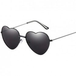 Oversized Sunglasses for Women Heart Sunglasses Vintage Sunglasses Retro Oversized Glasses Eyewear - C - CM18QOD7RO9 $15.96
