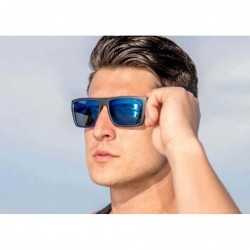 Aviator Polarized Replacement Lenses for Ray-Ban RB3025 Aviator Large (55mm) - Midnight Blue Mirror Polarized - CQ12MELT3KH $...