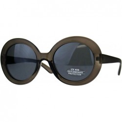 Oversized Vintage Fashion Sunglasses Womens Oversized Round 60's Shades UV 400 - Grey - CF18C7T6222 $14.27