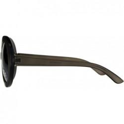 Oversized Vintage Fashion Sunglasses Womens Oversized Round 60's Shades UV 400 - Grey - CF18C7T6222 $14.27