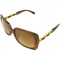 Square SWG2008 Square Fashion Sunglasses - Brown Leopard - C811CQBAZC5 $10.02