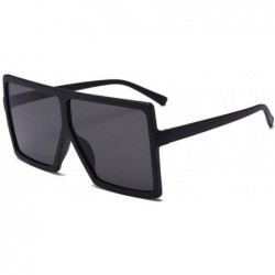 Oversized Oversized Sunglasses Fashion Glasses Vintage - C5 Matte Black - CE199EKM0C2 $33.02