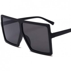 Oversized Oversized Sunglasses Fashion Glasses Vintage - C5 Matte Black - CE199EKM0C2 $15.41