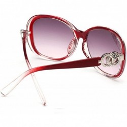 Goggle Fashion UV Protection Glasses Travel Goggles Outdoor Sunglasses Sunglasses - Red - CG18RTGGDN3 $35.00