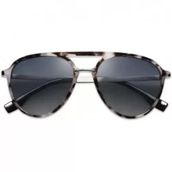 Aviator Oversized Polarized Sunglasses for Women Men Aviator Ladies Shades SJ2078 - CX18AIZU8UA $16.22
