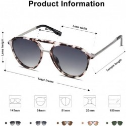 Aviator Oversized Polarized Sunglasses for Women Men Aviator Ladies Shades SJ2078 - CX18AIZU8UA $16.22