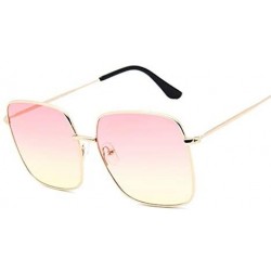 Oversized Oversized Sunglasses Vintage Fashion - C7199U32W68 $16.53