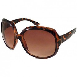 Butterfly VINTAGE Retro Sexy Square Butterfly Oversized Women Sunglasses - Tortoise - CY11LXP2X5N $22.68