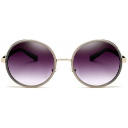 Square Gothic Steampunk Round Sunglasses TAC Polarized Lens Fashion Sun Glasses Women Vintage Shade Glasses - C818U4ZHKGE $10.82